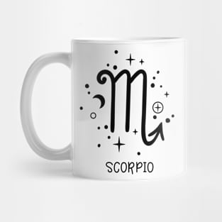 Scorpio Celestial Zodiac Sign Symbol Mug